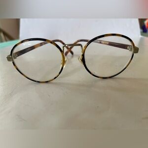 Vintage Foster Grant Tortoise Shell Round Eye Glasses Readers 1.25 Harry Potter